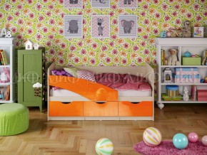 Кровать Бабочки 1800 Оранжевый металлик в Кусе - kusa.mebel74.com | фото 1
