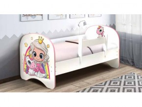 Кровать детская с фотопечатью без ящика Принцесса 700*1400 в Кусе - kusa.mebel74.com | фото