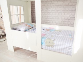 Кровать детская Теремок без ящика белая в Кусе - kusa.mebel74.com | фото 2