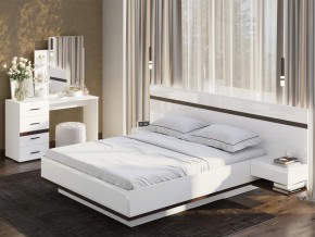 Кровать двойная Соло 1600 Белый в Кусе - kusa.mebel74.com | фото 2