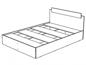 Кровать Эко 1400 белый в Кусе - kusa.mebel74.com | фото 2