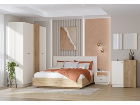 Кровать Квадро арт.031-М1 1400 миндаль в Кусе - kusa.mebel74.com | фото 2