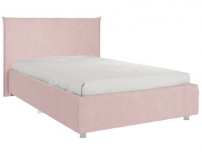 Кровать Квест 1200 велюр нежно-розовый в Кусе - kusa.mebel74.com | фото 1