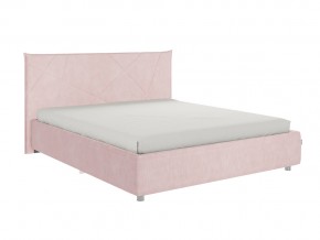 Кровать Квест 1600 велюр нежно-розовый в Кусе - kusa.mebel74.com | фото
