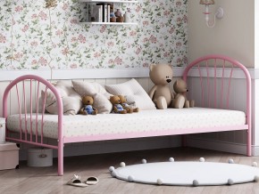 Кровать металлическая Эвора Розовый в Кусе - kusa.mebel74.com | фото 1