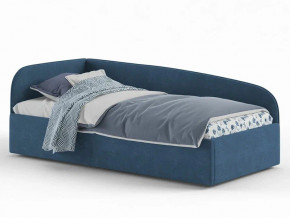Кровать мягкая Денди на щитах синяя в Кусе - kusa.mebel74.com | фото 1