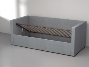 Кровать мягкая с подъёмным механизмом арт. 030 серый в Кусе - kusa.mebel74.com | фото 2