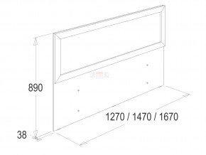 Кровать Ольга 14 1400 в Кусе - kusa.mebel74.com | фото 3