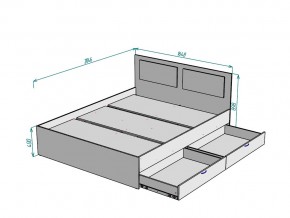 Кровать Ольга L39 ширина 1600 в Кусе - kusa.mebel74.com | фото 3