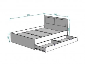 Кровать Ольга L41 ширина 1400 в Кусе - kusa.mebel74.com | фото 3