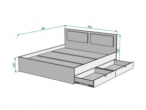 Кровать Ольга L43 ширина 1800 в Кусе - kusa.mebel74.com | фото 3