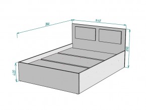 Кровать Ольга L50 ширина 1400 в Кусе - kusa.mebel74.com | фото 3