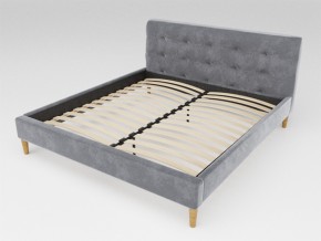 Кровать Пайли 1800 серый в Кусе - kusa.mebel74.com | фото 1