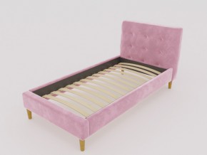 Кровать Пайли 900 розовый в Кусе - kusa.mebel74.com | фото 1