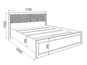 Кровать с настилом 1600 Саванна М05 в Кусе - kusa.mebel74.com | фото 2
