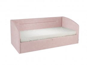 Кровать софа Альба 900 велюр нежно-розовый в Кусе - kusa.mebel74.com | фото 1