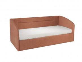 Кровать софа Альба 900 велюр персик в Кусе - kusa.mebel74.com | фото 1