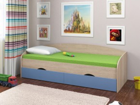 Кровать Соня 2 сонома-голубой в Кусе - kusa.mebel74.com | фото