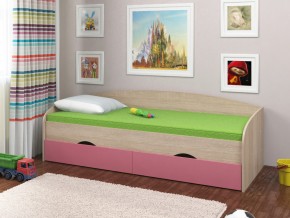 Кровать Соня 2 сонома-розовый в Кусе - kusa.mebel74.com | фото 1