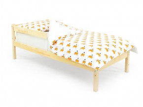 Кровать Svogen classic с бортиком натура без покрытия в Кусе - kusa.mebel74.com | фото