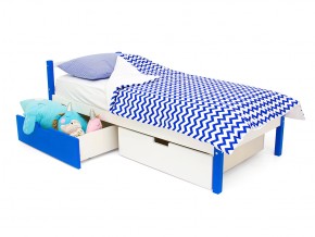 Кровать Svogen classic с ящиками сине-белый в Кусе - kusa.mebel74.com | фото 3
