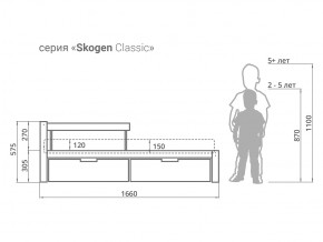 Кровать Svogen classic с ящиками и бортиком бежево-белый в Кусе - kusa.mebel74.com | фото 2