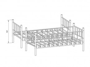 Кровать-трансформер Мальта серый с оранжевым в Кусе - kusa.mebel74.com | фото 3