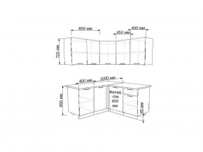 Кухонный гарнитур 17 Грецкий орех 1400х1450 в Кусе - kusa.mebel74.com | фото 2