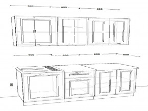 Кухонный гарнитур 7 Белый Вегас 1500 мм в Кусе - kusa.mebel74.com | фото 2