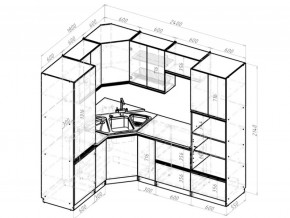 Кухонный гарнитур Адажио оптима 1800х2400 мм в Кусе - kusa.mebel74.com | фото 6