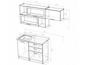 Кухонный гарнитур Алина экстра 1700 мм в Кусе - kusa.mebel74.com | фото 5