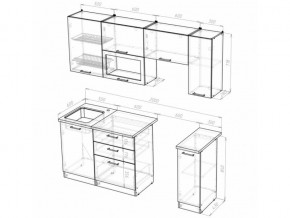 Кухонный гарнитур Алина ультра 2000 мм в Кусе - kusa.mebel74.com | фото 5