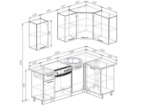 Кухонный гарнитур Антрацит 2000х1200 в Кусе - kusa.mebel74.com | фото 3