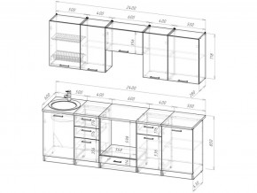 Кухонный гарнитур Антика базис 2400 мм в Кусе - kusa.mebel74.com | фото 3