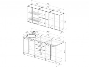 Кухонный гарнитур Антика макси 2 1800 мм в Кусе - kusa.mebel74.com | фото 6