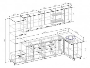 Кухонный гарнитур Бланка 3200х1400 в Кусе - kusa.mebel74.com | фото 2