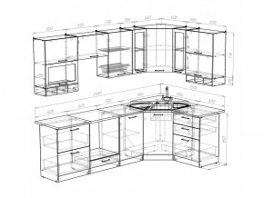 Кухонный гарнитур Кира гранд оптима 2600х1500 мм в Кусе - kusa.mebel74.com | фото 5