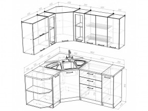 Кухонный гарнитур Кира оптима 1500х1800 мм в Кусе - kusa.mebel74.com | фото 5