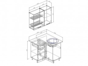 Кухонный гарнитур Лада 1000х1000 в Кусе - kusa.mebel74.com | фото 3