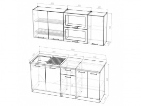 Кухонный гарнитур Лариса макси 3 1800 мм в Кусе - kusa.mebel74.com | фото 5