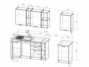 Кухонный гарнитур Лариса прайм 4 900х2000 мм в Кусе - kusa.mebel74.com | фото 6