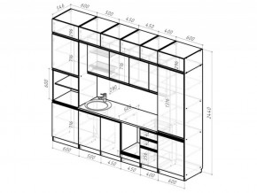 Кухонный гарнитур Лоретта люкс 3000 мм в Кусе - kusa.mebel74.com | фото 6