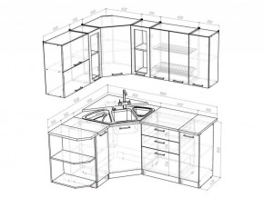 Кухонный гарнитур Лоретта оптима 1500х1800 мм в Кусе - kusa.mebel74.com | фото 6