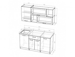 Кухонный гарнитур Лоретта стандарт 1600 мм в Кусе - kusa.mebel74.com | фото 7