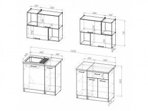 Кухонный гарнитур Ольга макси 5 1800 мм в Кусе - kusa.mebel74.com | фото 6