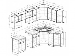 Кухонный гарнитур Ольга оптима 5 2700х1600 мм в Кусе - kusa.mebel74.com | фото 5