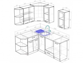 Кухонный гарнитур Ольга прайм 3 1500х2000 мм в Кусе - kusa.mebel74.com | фото 6