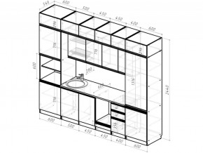 Кухонный гарнитур Равенна люкс 3000 мм в Кусе - kusa.mebel74.com | фото 6