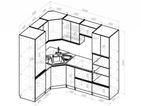 Кухонный гарнитур Симфония оптима 1800х2400 мм в Кусе - kusa.mebel74.com | фото 6