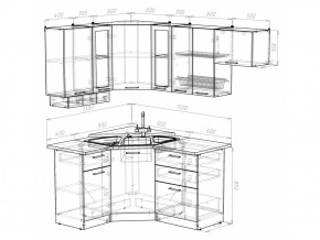 Кухонный гарнитур Симона литл 1300х2000 мм в Кусе - kusa.mebel74.com | фото 6